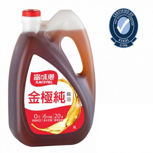 營業用｜金極胡麻油(3L)