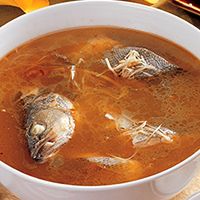 薑麻油鮮魚湯